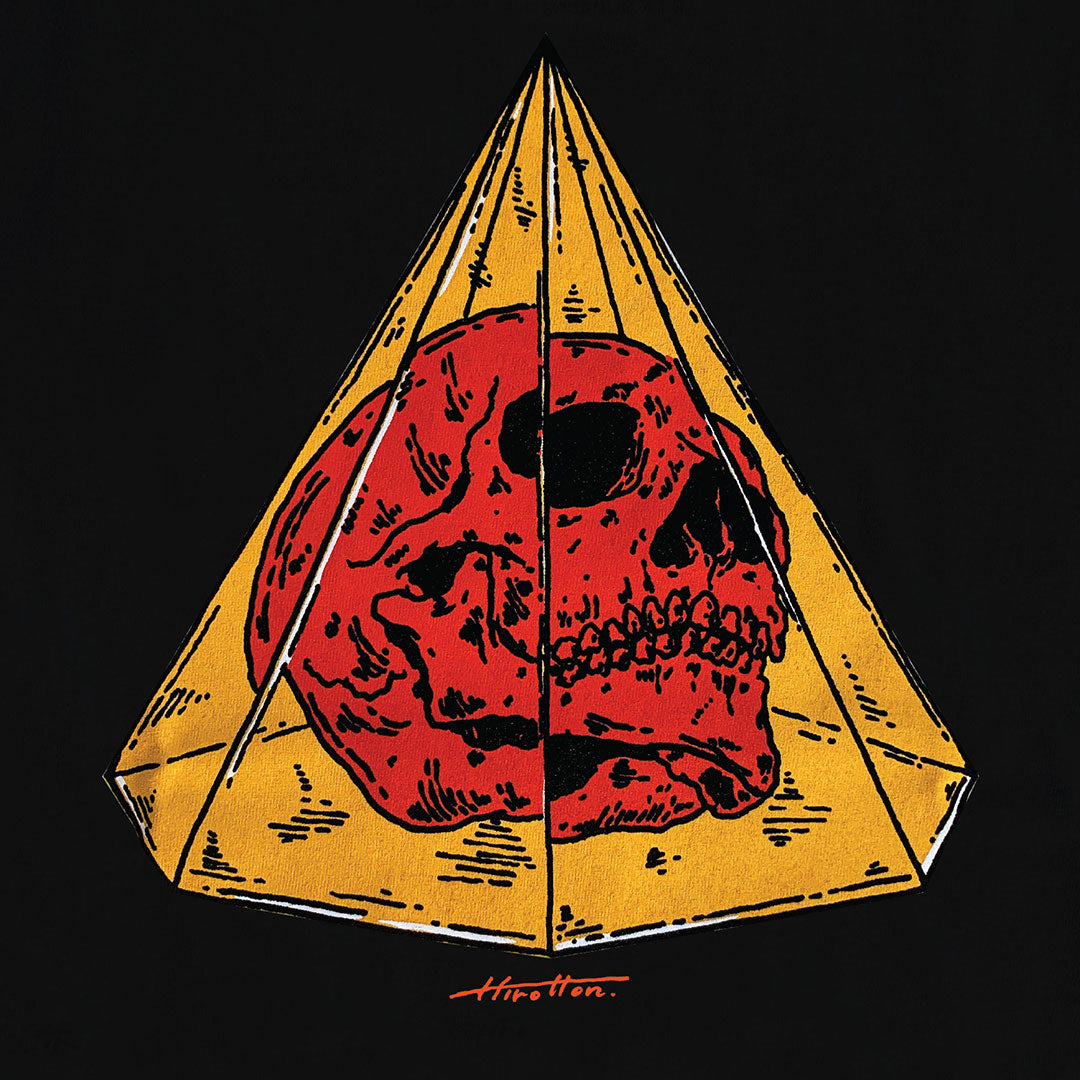 TIMESCAN(タイムスキャン)| CRYSTAL SKULL T-SHIRT / BLACK | スノーボード・スケートボードのTACTICS JAPAN