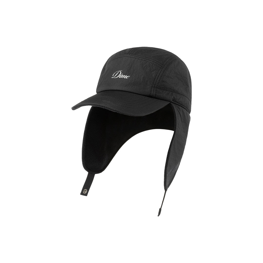 DIME MTL（ダイム モントリオール）| CURSIVE EARFLAP CAP / BLACK