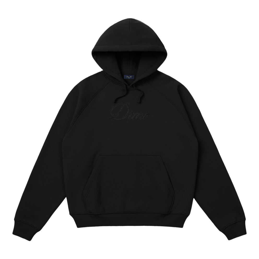 DIME(ダイム)| CURSIVE HOODIE / BLACK | スノーボード・スケートボードのTACTICS JAPAN