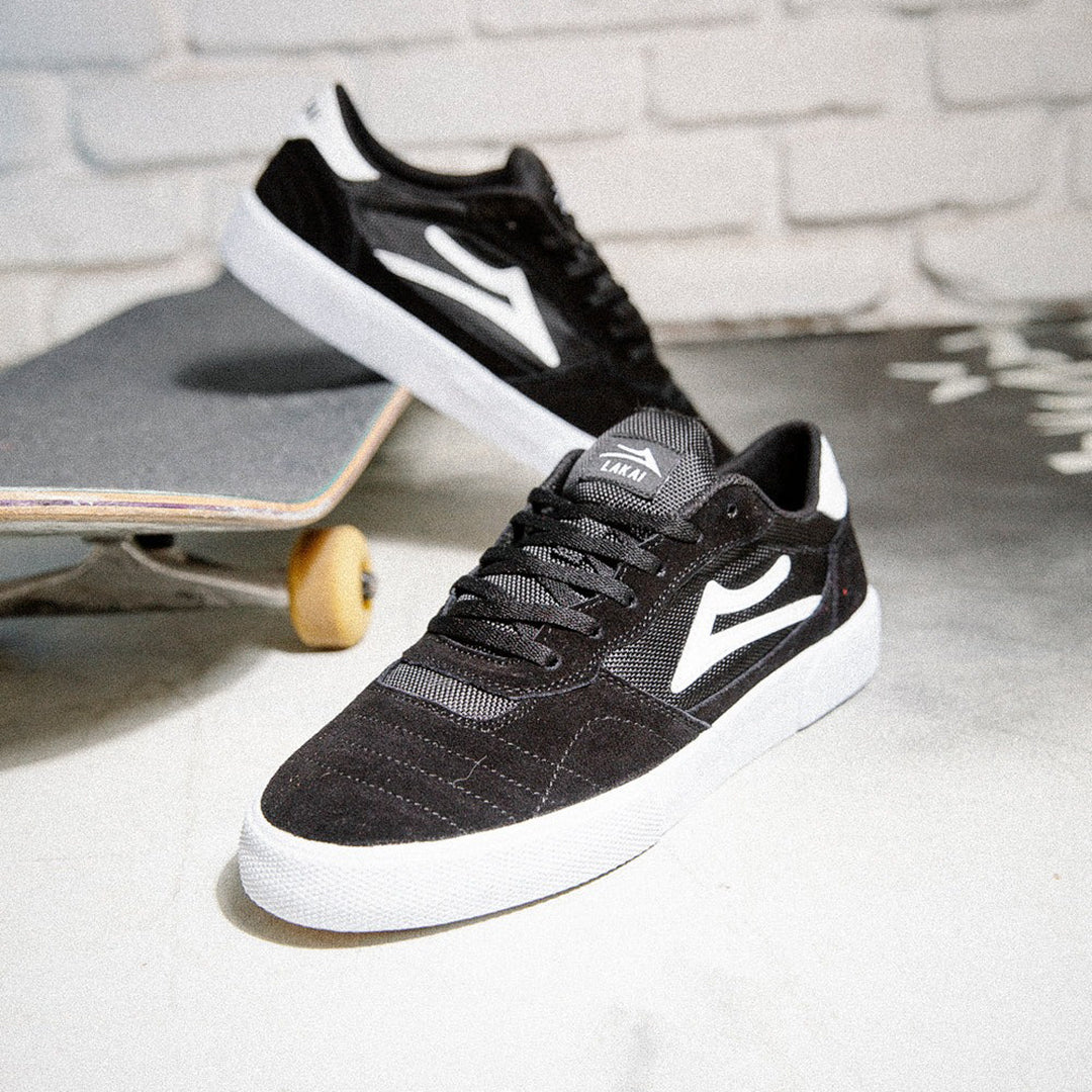 LAKAI(ラカイ)| CAMBRIDGE / BLACK/WHITE SUEDE | スノーボード・スケートボードのTACTICS JAPAN