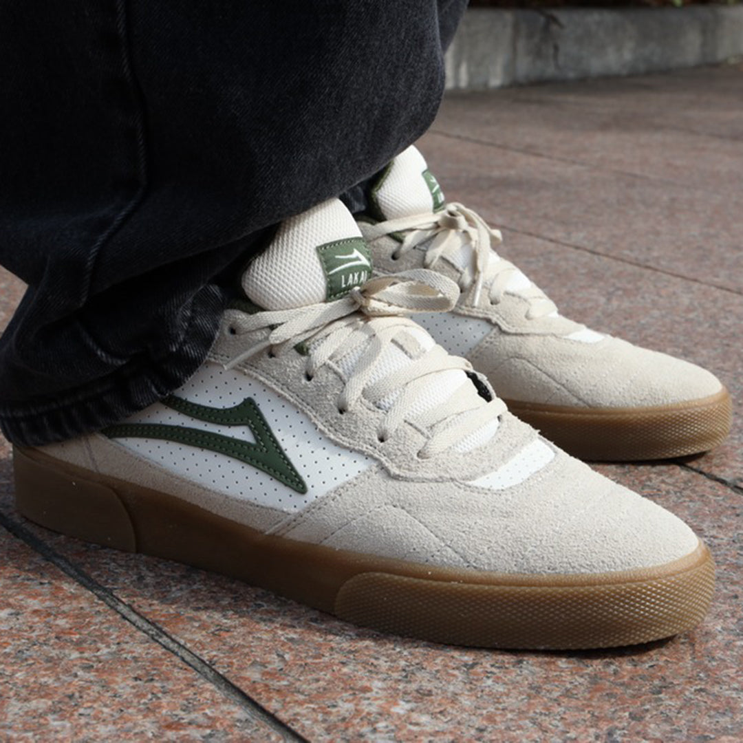 LAKAI(ラカイ)| CAMBRIDGE EVERGREEN CREAM SUEDE | スノーボード・スケートボードのTACTICS JAPAN