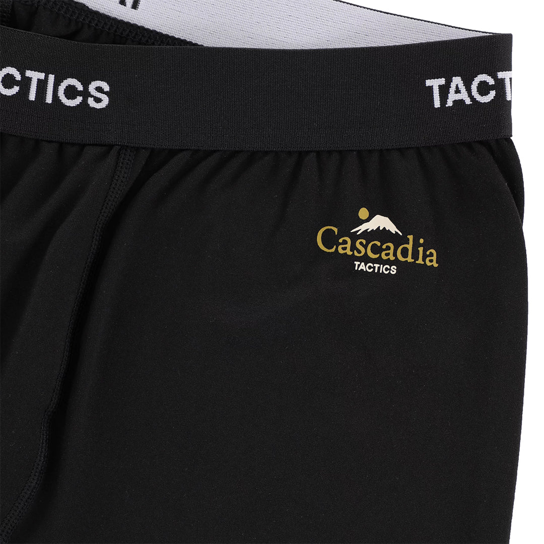TACTICS(タクティクス)| CASCADIA BASE LAYER BOTTOM / BLACK | スノーボード・スケートボードのTACTICS JAPAN