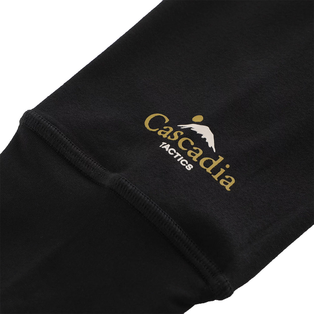 TACTICS(タクティクス)| CASCADIA BASE LAYER TOP / BLACK | スノーボード・スケートボードのTACTICS JAPAN