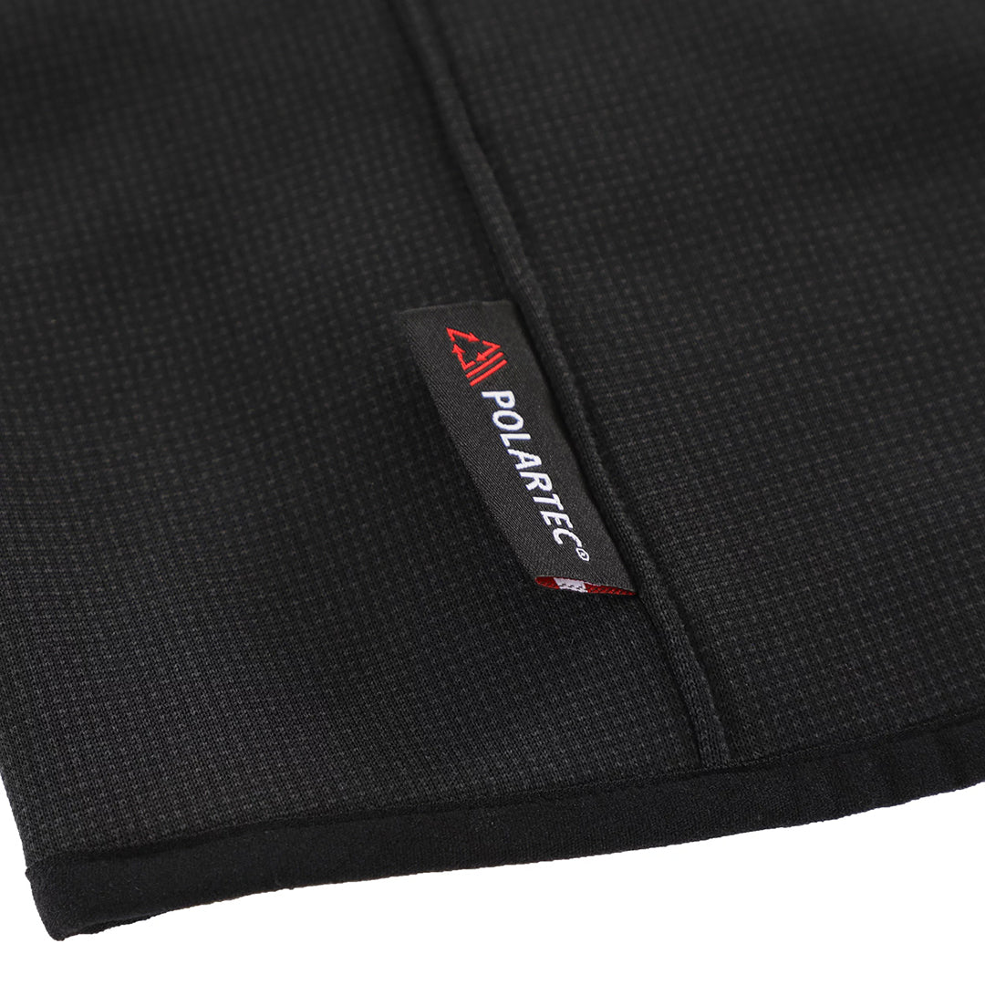 TACTICS(タクティクス)| CASCADIA POLARTEC MICROGRID ZIP HOODIE / BLACK | スノーボード・スケートボードのTACTICS JAPAN