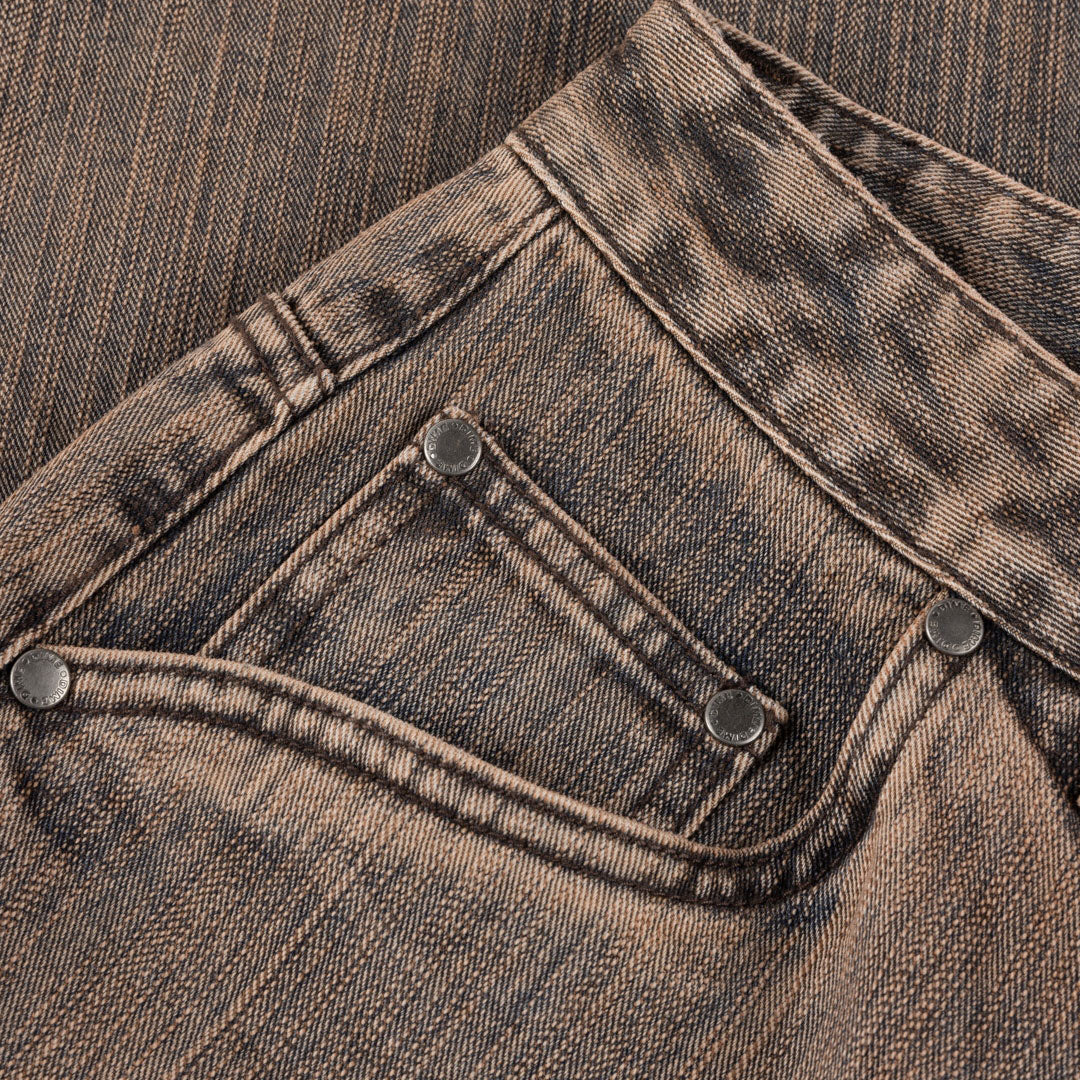 DIME MTL(ダイム モントリオール) | CLASSIC DENIM SHORTS / PREMIUM BROWN | スノーボード・スケートボードのTACTICS JAPAN