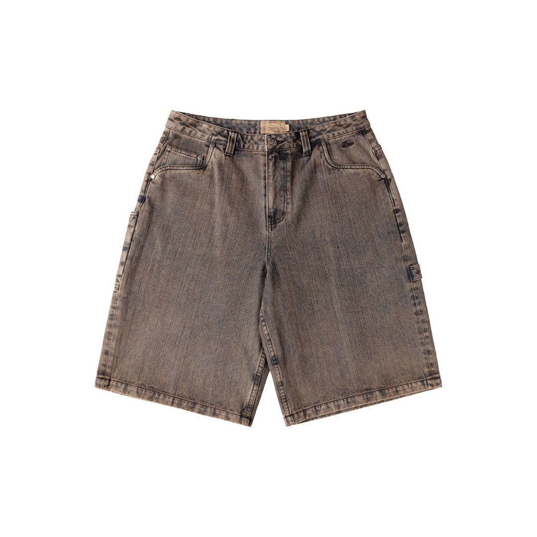 DIME MTL(ダイム モントリオール) | CLASSIC DENIM SHORTS / PREMIUM BROWN | スノーボード・スケートボードのTACTICS JAPAN