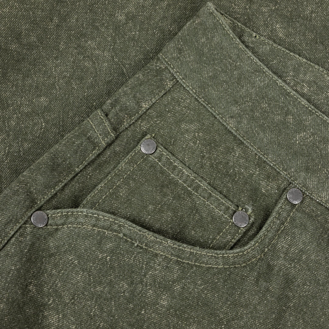 DIME MTL(ダイム モントリオール)| CLASSIC DENIM SHORTS / ELECTRIC GREEN | スノーボード・スケートボードのTACTICS JAPAN