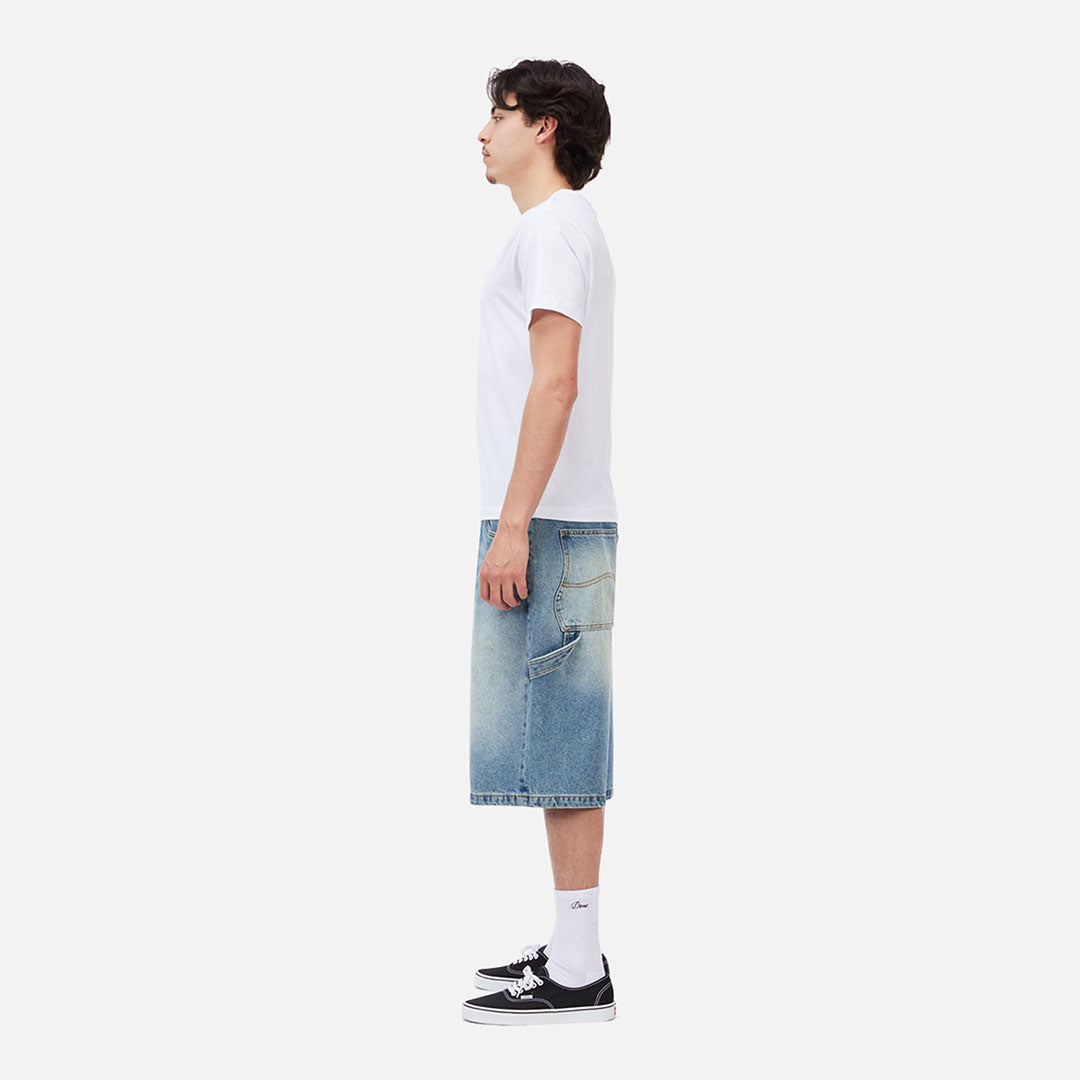 DIME MTL(ダイム モントリオール)| CLASSIC DENIM SHORTS / SANDBLASTED INDIGO | スノーボード・スケートボードのTACTICS JAPAN