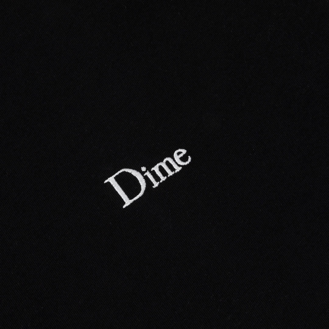 DIME MTL(ダイム モントリオール)| CLASSIC SMALL LOGO T-SHIRT / BLACK | スノーボード・スケートボードのTACTICS JAPAN