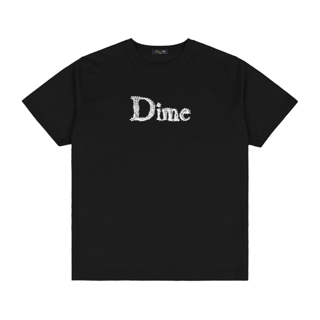 DIME MTL(ダイム モントリオール)| CLASSIC SPIKED T-SHIRT / BLACK | スノーボード・スケートボードのTACTICS JAPAN