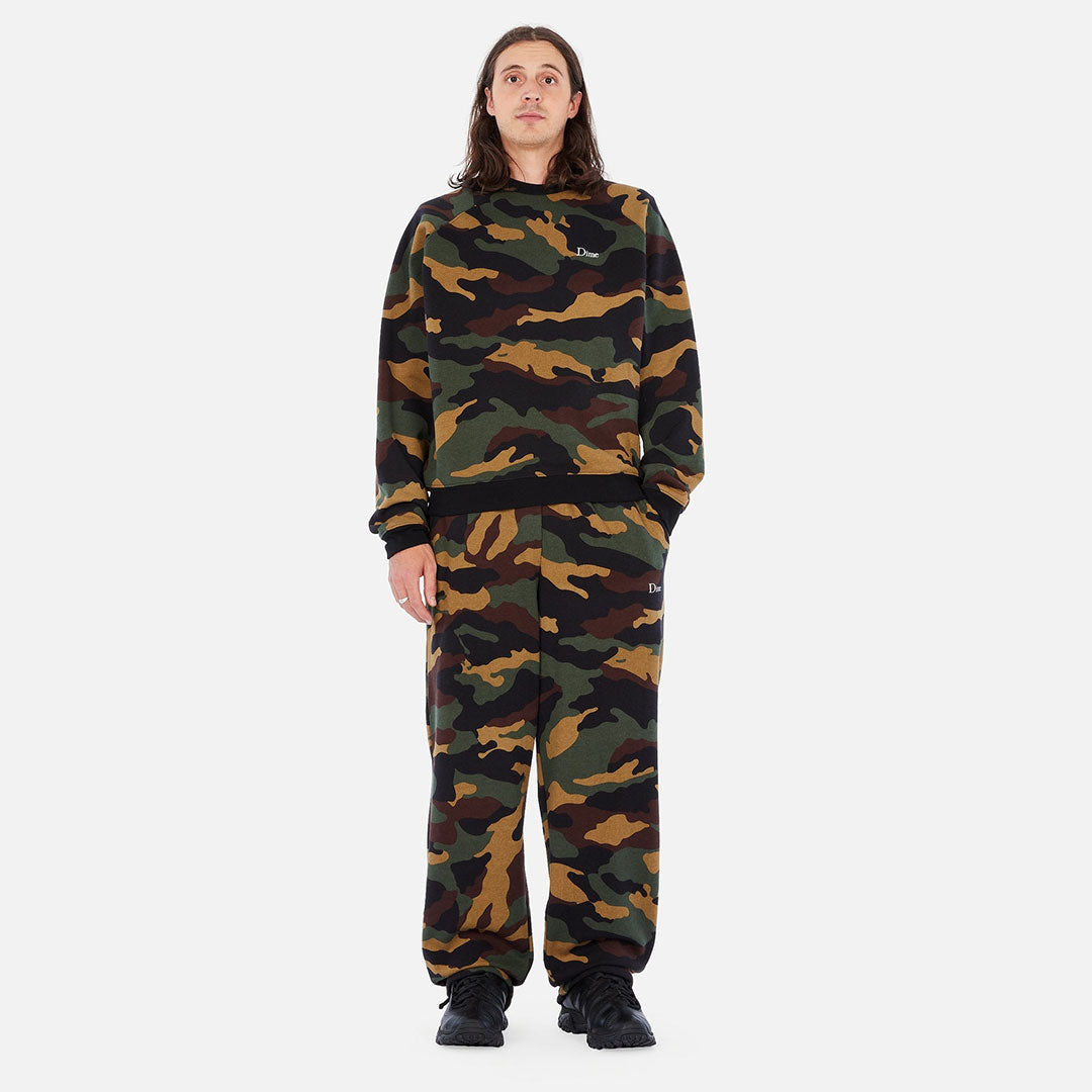 DIME(ダイム)| CLASSIC LOGO CREWNECK / DARK CAMO | スノーボード・スケートボードのTACTICS JAPAN