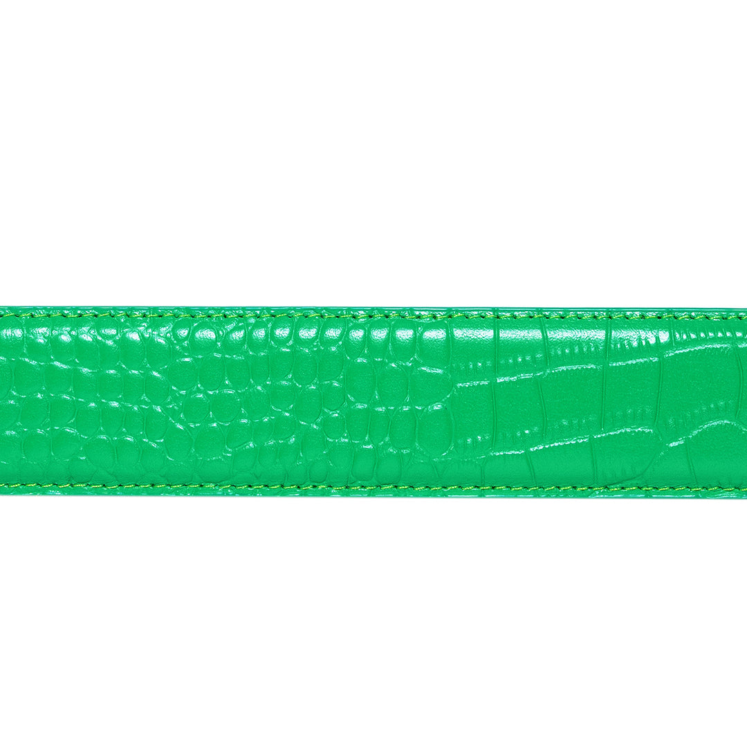 CARPET COMPANY(カーペット カンパニー)| CARPET CROCSKIN LEATHER BELT / GREEN | スノーボード・スケートボードのTACTICS JAPAN