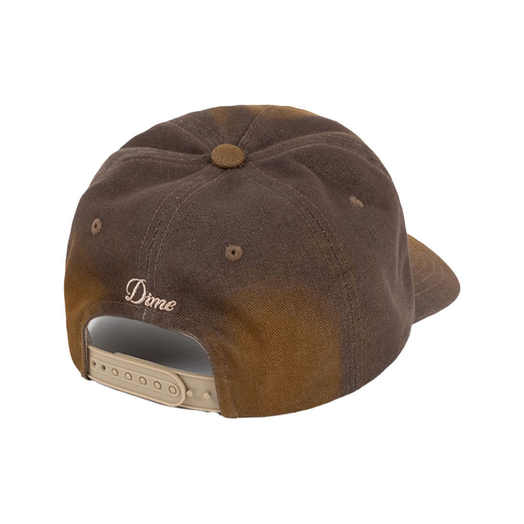 DIME MTL(ダイム モントリオール)| CURSIVE DENIM WORKER CAP / BROWN WASHED | スノーボード・スケートボードのTACTICS JAPAN