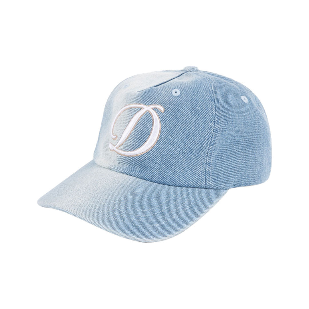 DIME MTL(ダイム モントリオール)| CURSIVE DENIM WORKER CAP / BLUE WASHED | スノーボード・スケートボードのTACTICS JAPAN