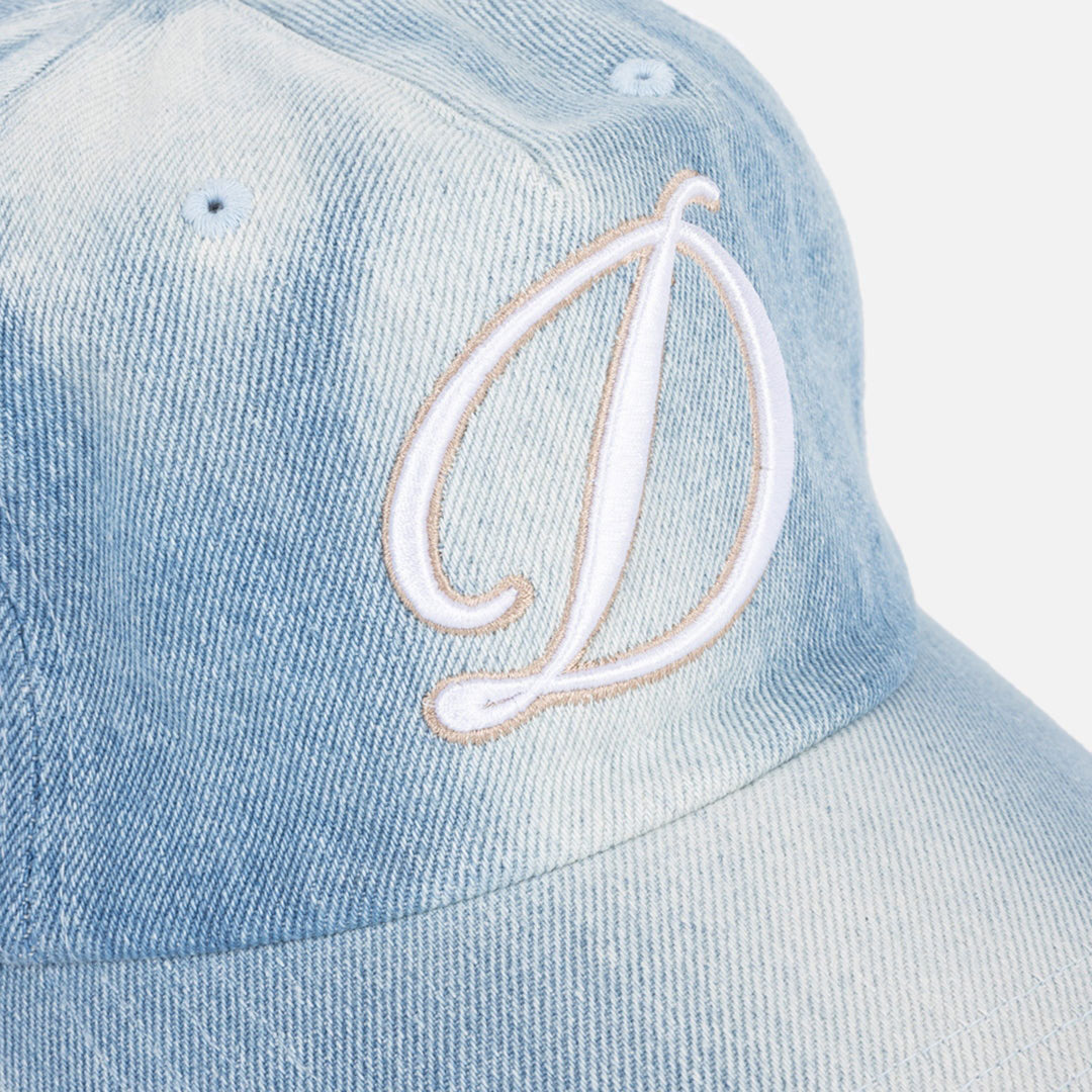 DIME MTL(ダイム モントリオール)| CURSIVE DENIM WORKER CAP / BLUE WASHED | スノーボード・スケートボードのTACTICS JAPAN