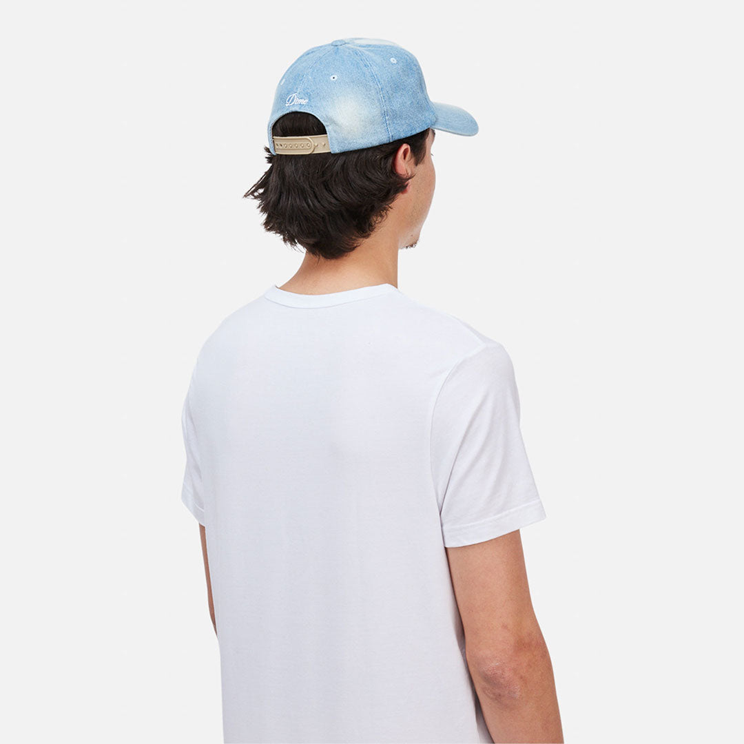 DIME MTL(ダイム モントリオール)| CURSIVE DENIM WORKER CAP / BLUE WASHED | スノーボード・スケートボードのTACTICS JAPAN