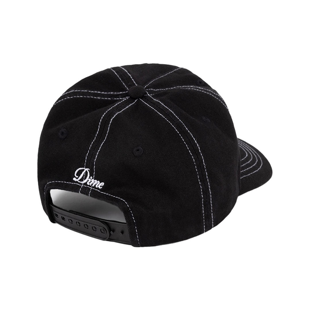 DIME MTL(ダイム モントリオール)| CURSIVE DENIM WORKER CAP / BLACK WASHED | スノーボード・スケートボードのTACTICS JAPAN
