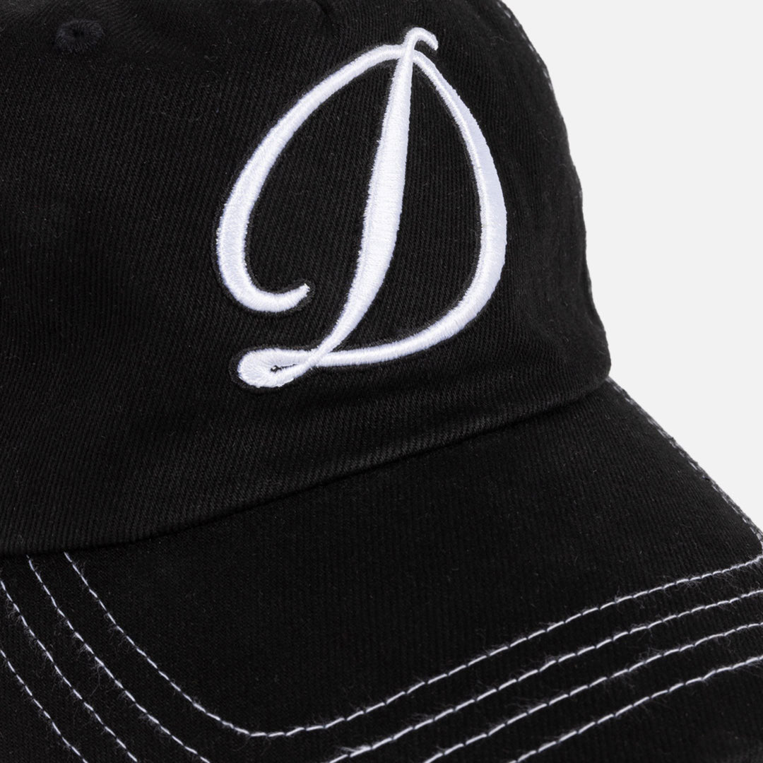 DIME MTL(ダイム モントリオール)| CURSIVE DENIM WORKER CAP / BLACK WASHED | スノーボード・スケートボードのTACTICS JAPAN