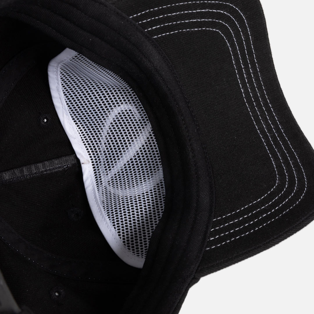 DIME MTL(ダイム モントリオール)| CURSIVE DENIM WORKER CAP / BLACK WASHED | スノーボード・スケートボードのTACTICS JAPAN