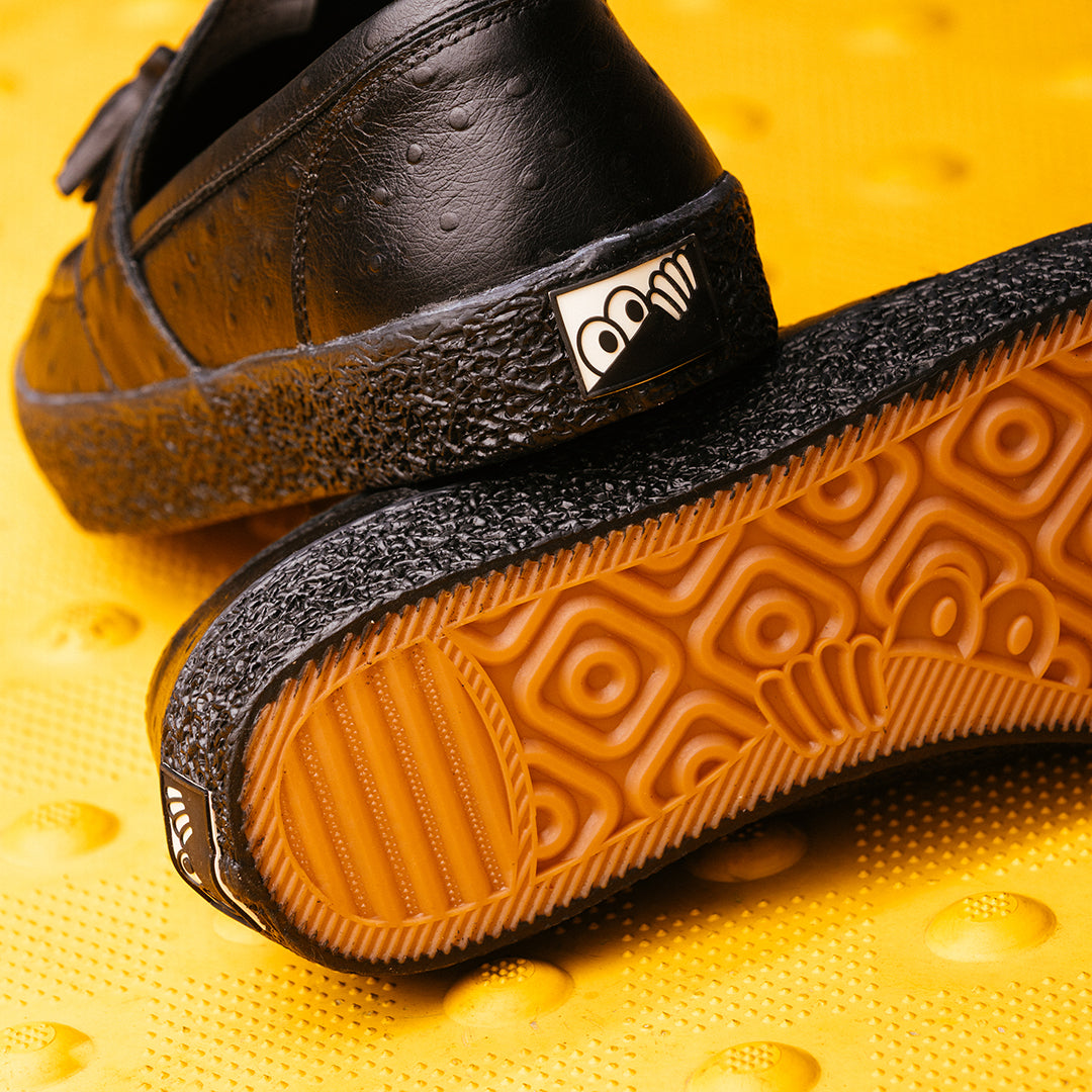 LAST RESORT AB(ラストリゾート エービー)| VM005 LOFER LEATHER / OSTRITCH BLACK/BLACK | スノーボード・スケートボードのTACTICS JAPAN