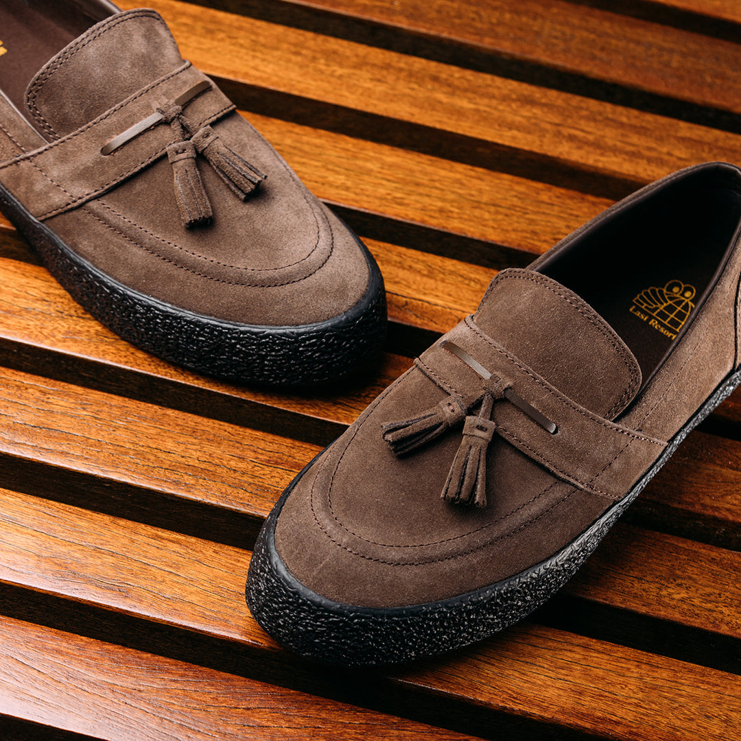 LAST RESORT AB(ラストリゾート エービー)| VM005 LOFER SUEDE / CHOCOLATE BROWN/BLACK | スノーボード・スケートボードのTACTICS JAPAN