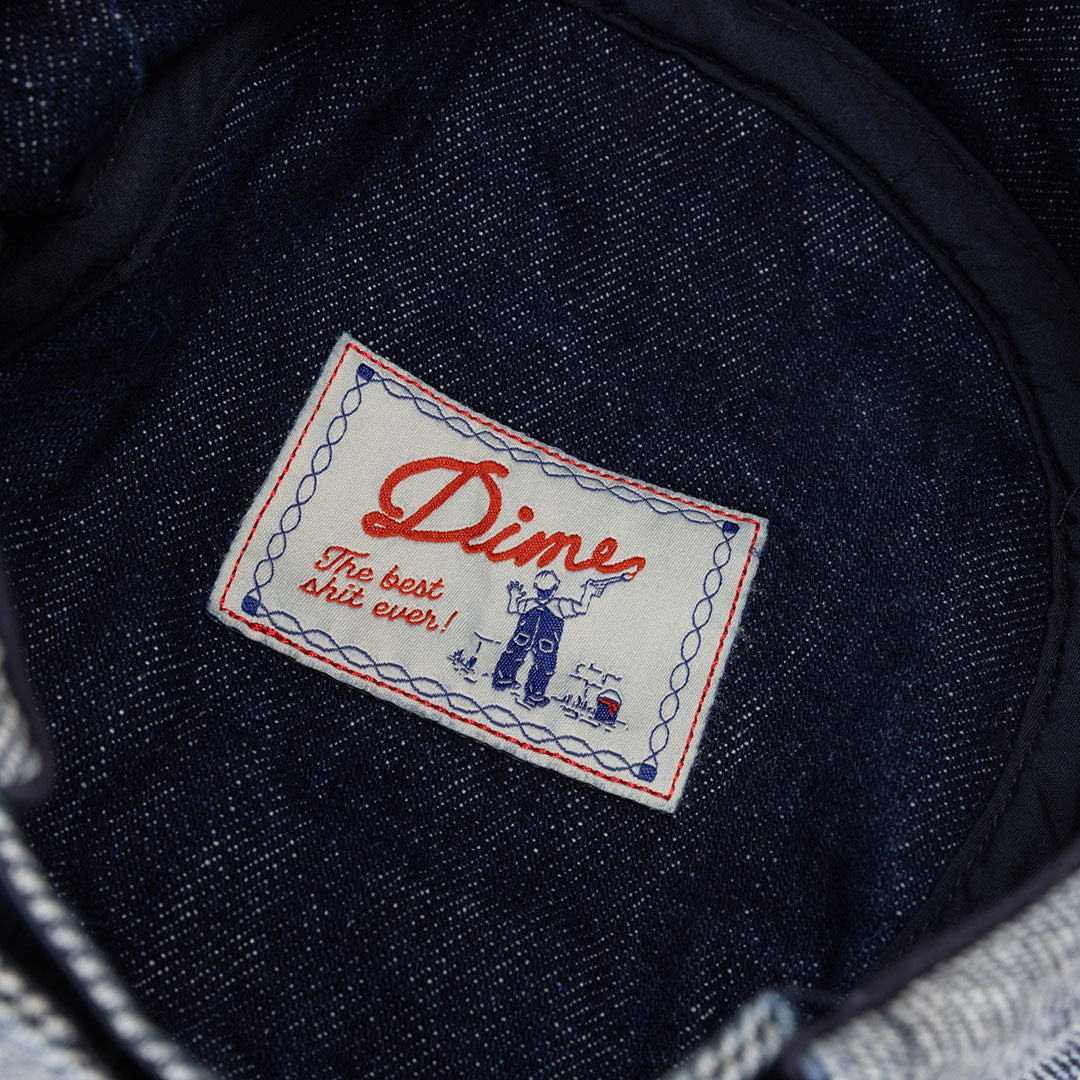 DENIM PAINTER CAP / REVERSED INDIGO