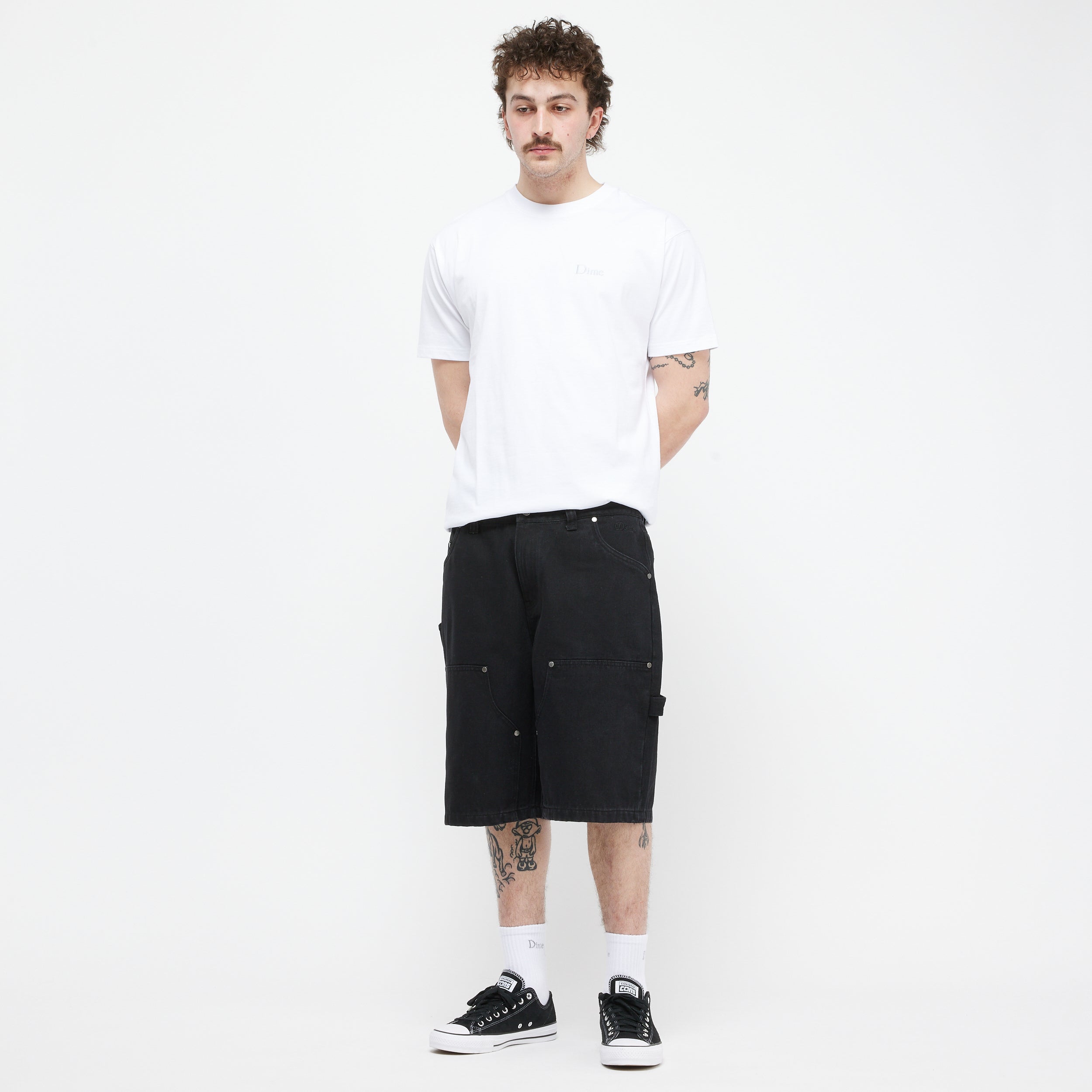 DIME(ダイム)CARPENTER DENIM SHORTS / JET BACK