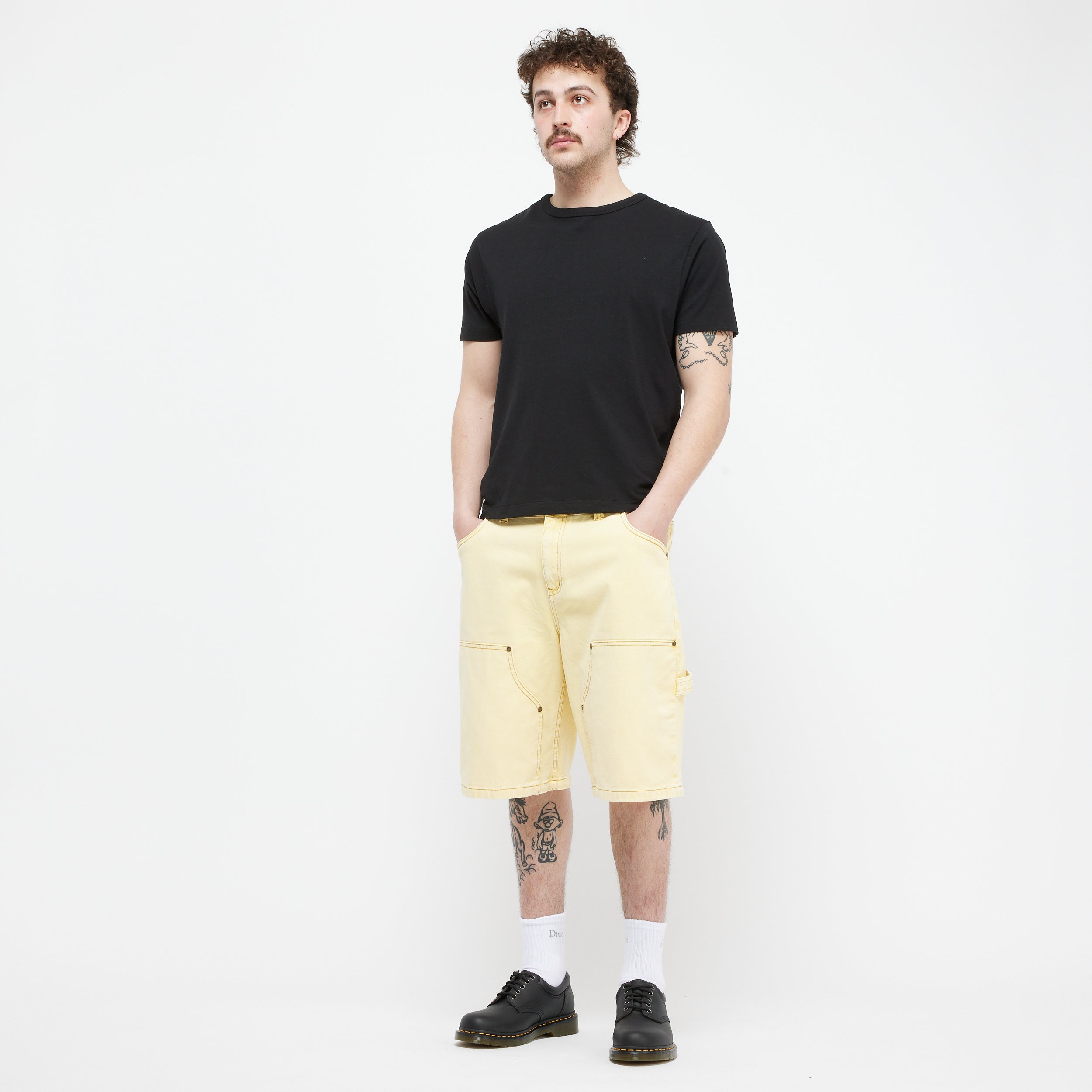 DIME(ダイム)CARPENTER DENIM SHORTS / LEMON