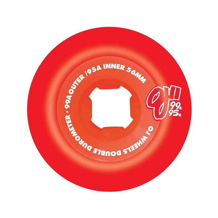 DOUBLE DURO RED - 56mm 99A/95A