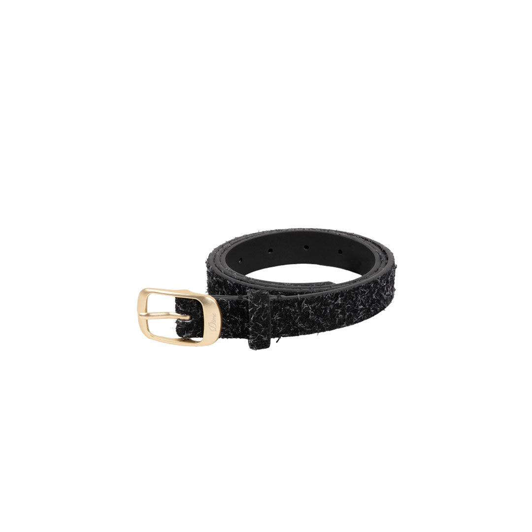 DIME(ダイム)| DRESS LEATHER BELT / SHAGGY BLACK | スノーボード・スケートボードのTACTICS JAPAN