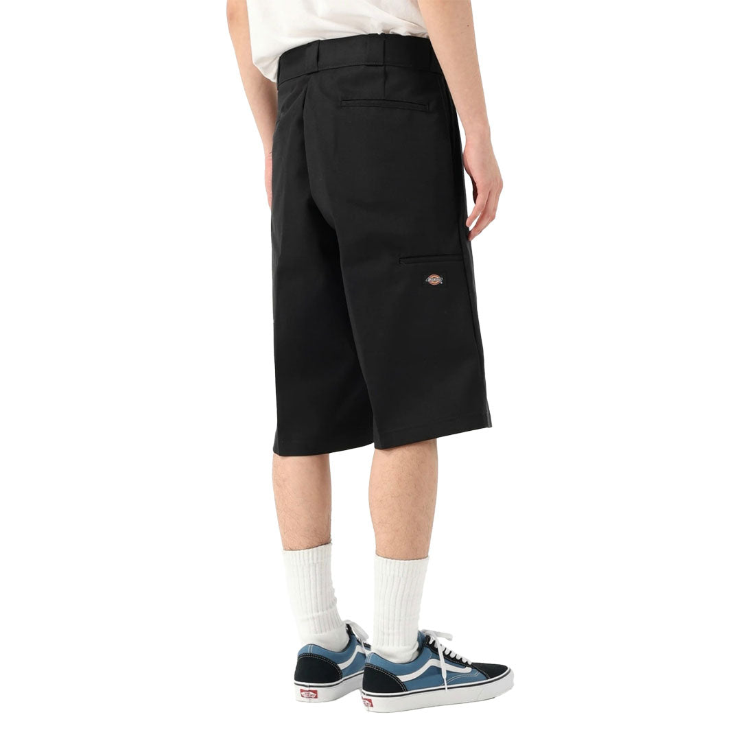 DICKIES(ディッキーズ)| LOOSE FIT FLAT FRONT WORK SHORTS 13" / BLACK | スノーボード・スケートボードのTACTICS JAPAN