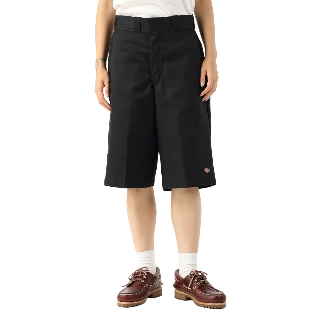 DICKIES(ディッキーズ)| LOOSE FIT FLAT FRONT WORK SHORTS 13" / BLACK | スノーボード・スケートボードのTACTICS JAPAN