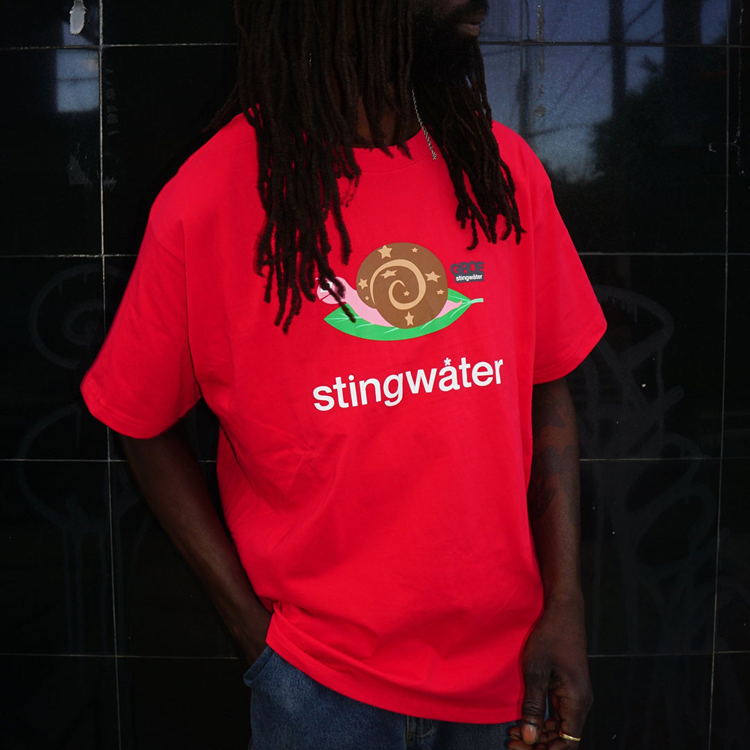 STINGWATER(スティングウォーター)| SNAIL T-SHIRT / RED | スノーボード・スケートボードのTACTICS JAPAN