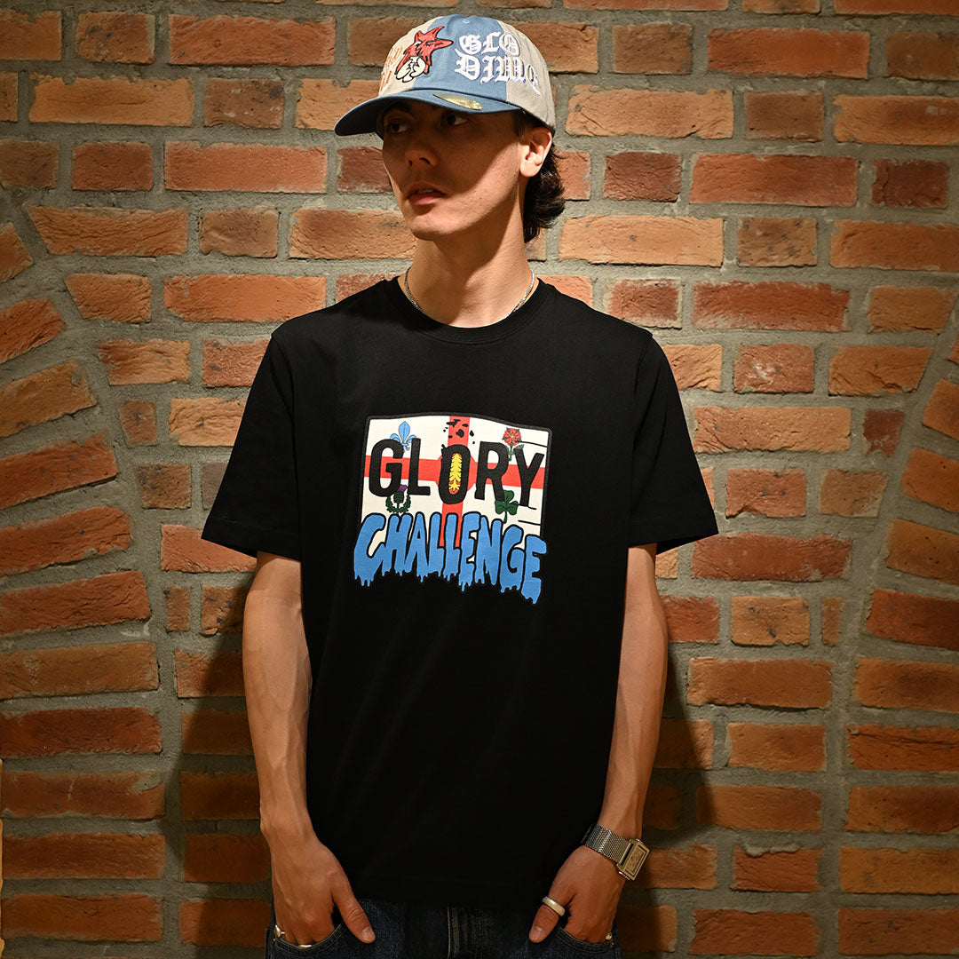 DIME MTL(ダイム モントリオール)| GLO DIME GLORY CHALLENGE T-SHIRT / BLACK | スノーボード・スケートボードのTACTICS JAPAN