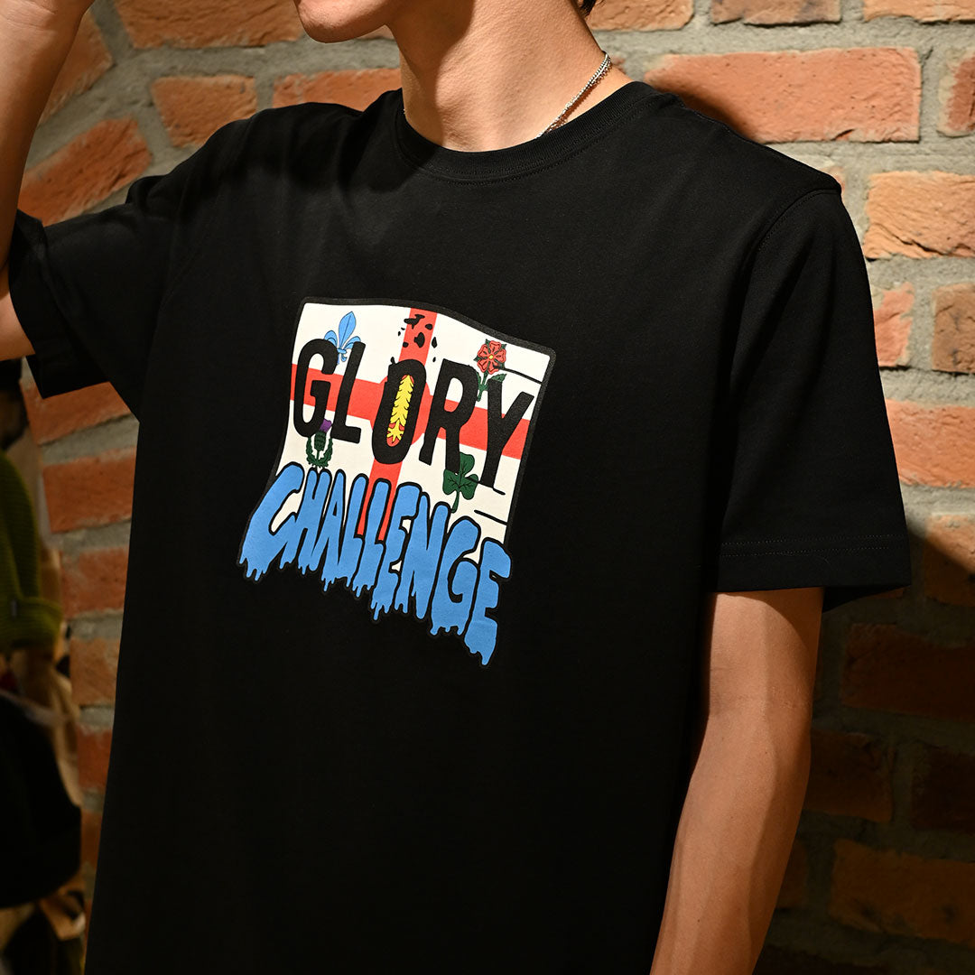 DIME MTL(ダイム モントリオール)| GLO DIME GLORY CHALLENGE T-SHIRT / BLACK | スノーボード・スケートボードのTACTICS JAPAN