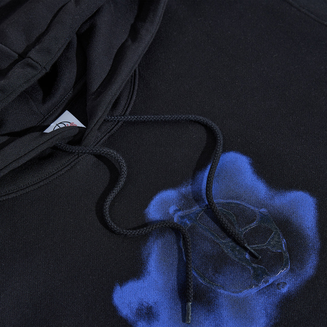 POLAR SKATE CO. (ポーラー スケート カンパニー)| METAL LOGO DAVE HOODIE / BLACK | スノーボード・スケートボードのTACTICS JAPAN
