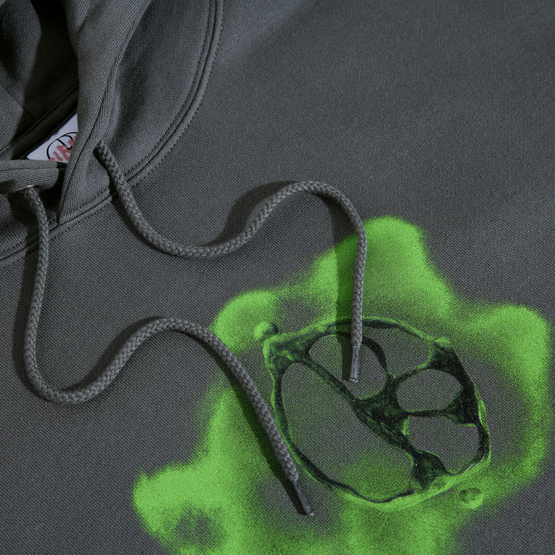 POLAR SKATE CO. (ポーラー スケート カンパニー)| METAL LOGO DAVE HOODIE / GRAPHITE | スノーボード・スケートボードのTACTICS JAPAN