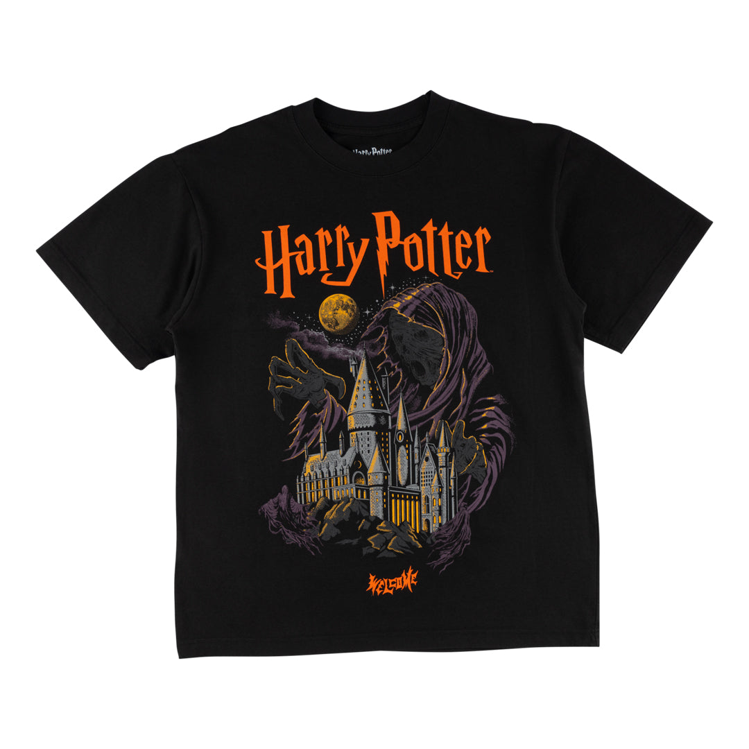 WELCOME SKATEBOARDS(ウェルカム スケートボード)| HARRY POTTER X WELCOME DEMENTOR GARMENT-DYED S/S BOXY TEE / BLACK | スノーボード・スケートボードのTACTICS JAPAN