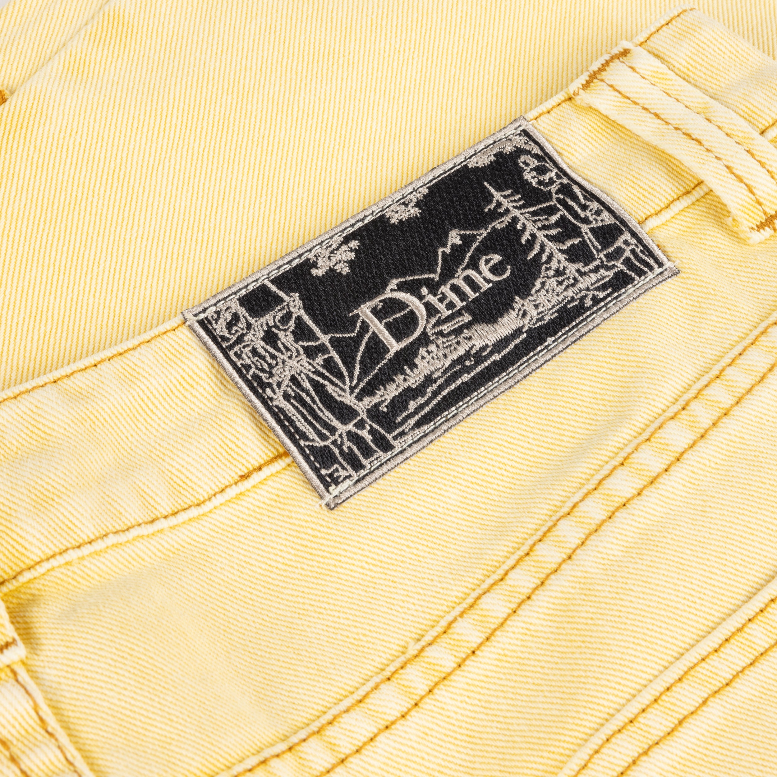 DIME(ダイム)CARPENTER DENIM SHORTS / LEMON
