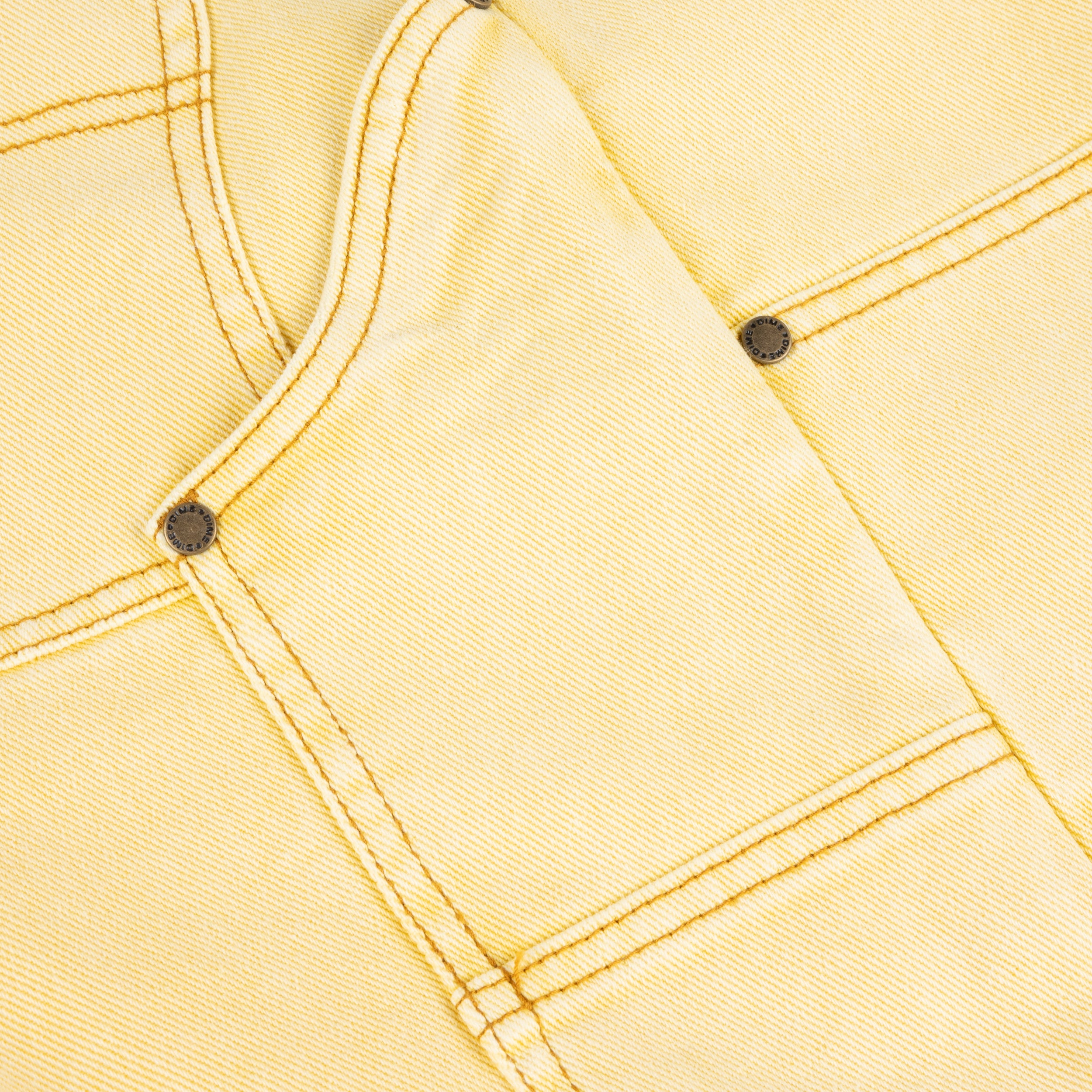 DIME(ダイム)CARPENTER DENIM SHORTS / LEMON