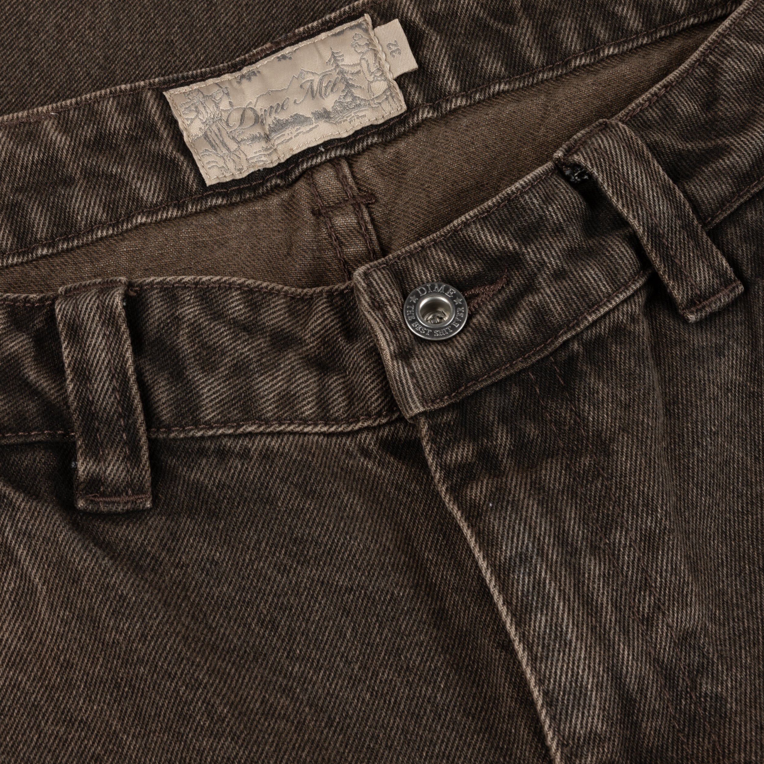 DIME(ダイム)CLASSIC RELAXED DENIM PANTS / FADED BROWN