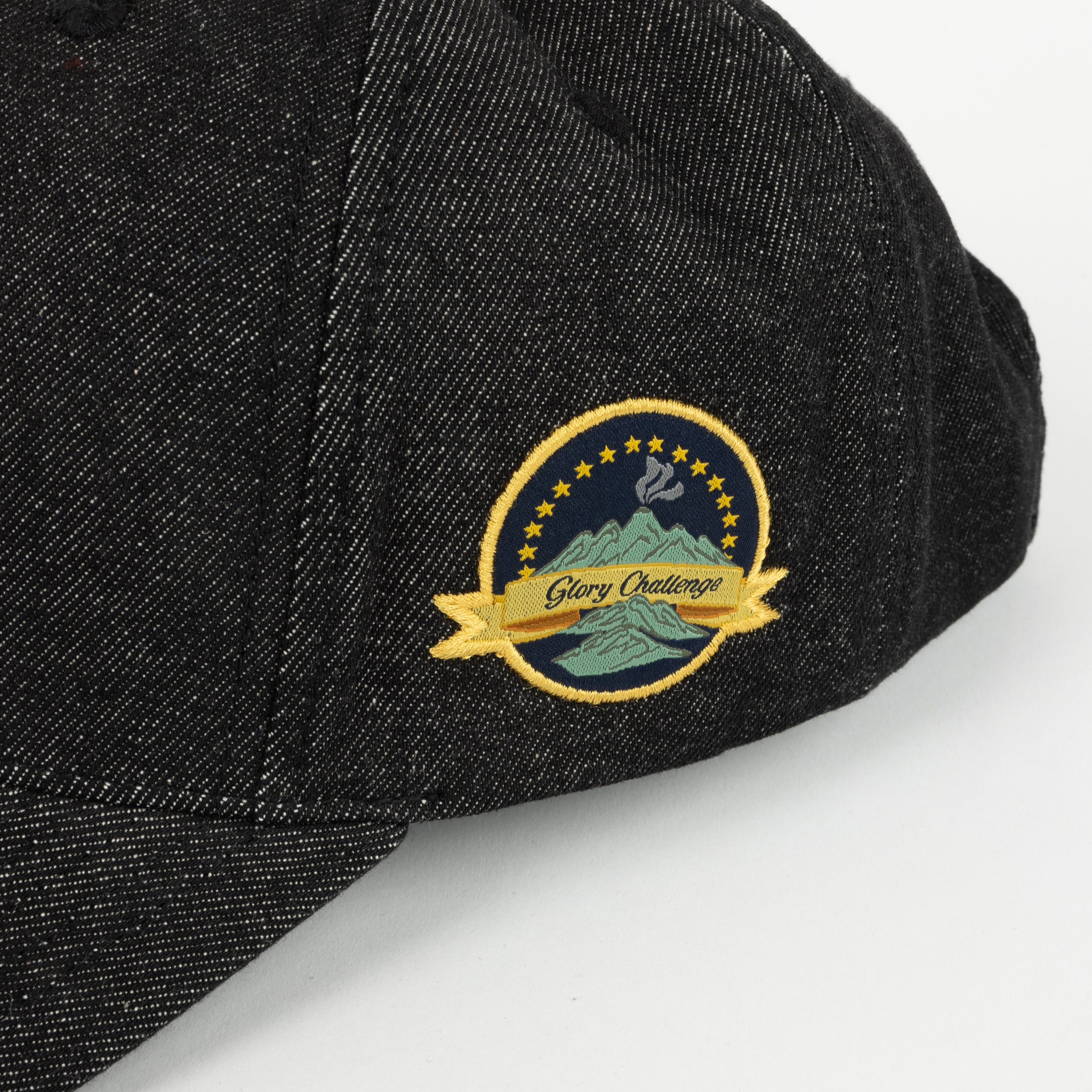 DIME(ダイム)CURSIVE D FULL FIT CAP / BLACK DENIM