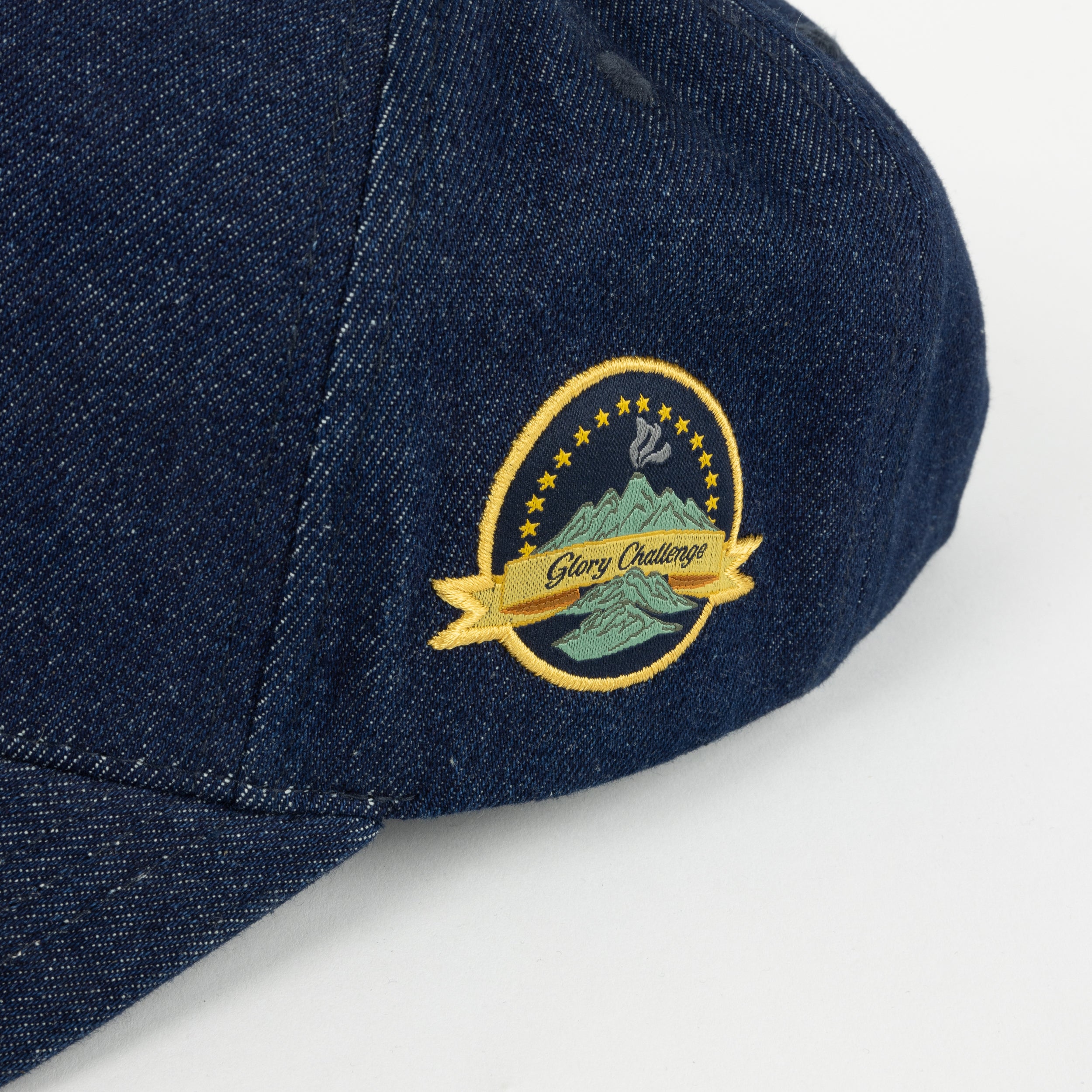 DIME(ダイム)CURSIVE D FULL FIT CAP / INDIGO DENIM