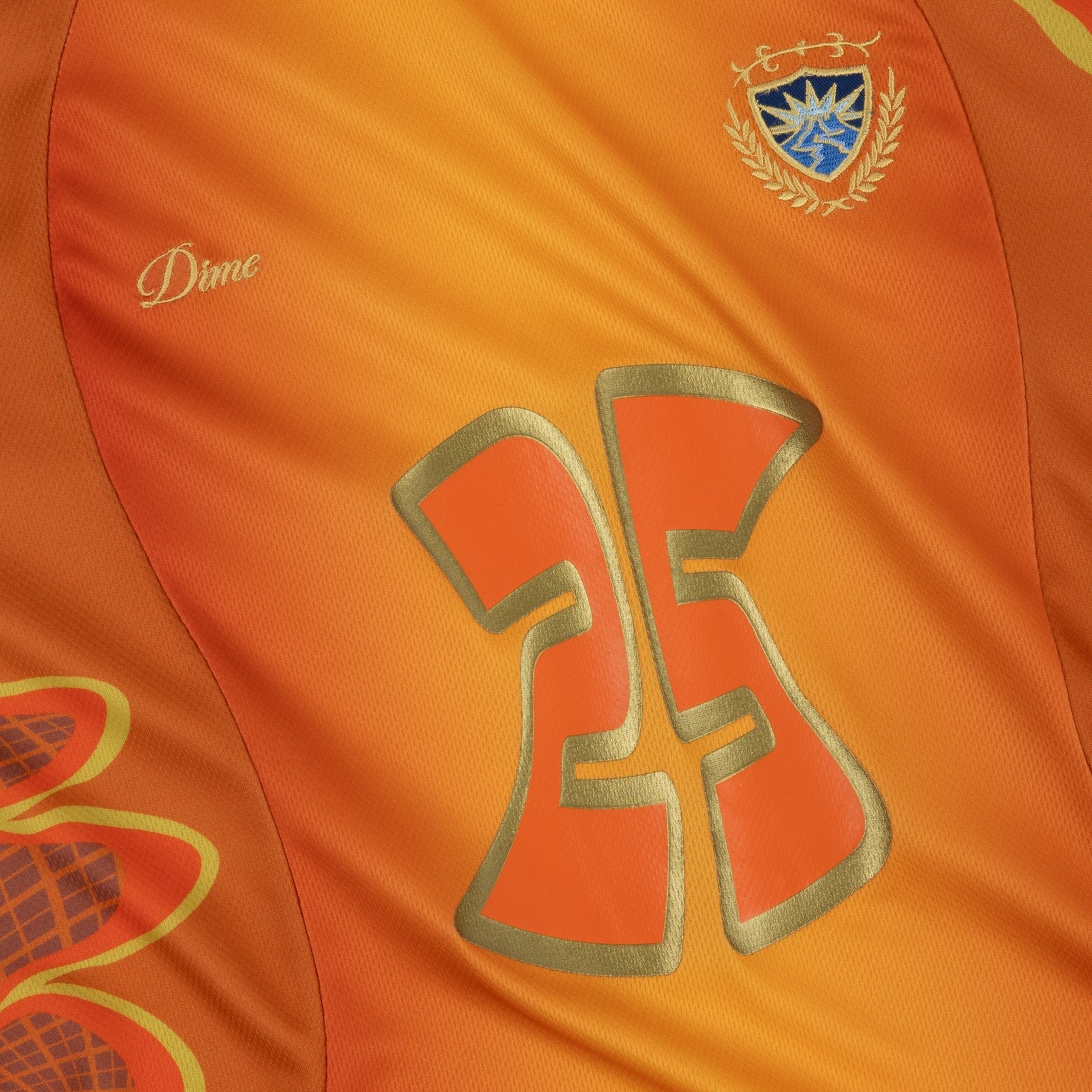 DIME MTL(ダイム モントリオール)| HOLY FLAME JERSEY / GOLD FIRE | スノーボード・スケートボードのTACTICS JAPAN