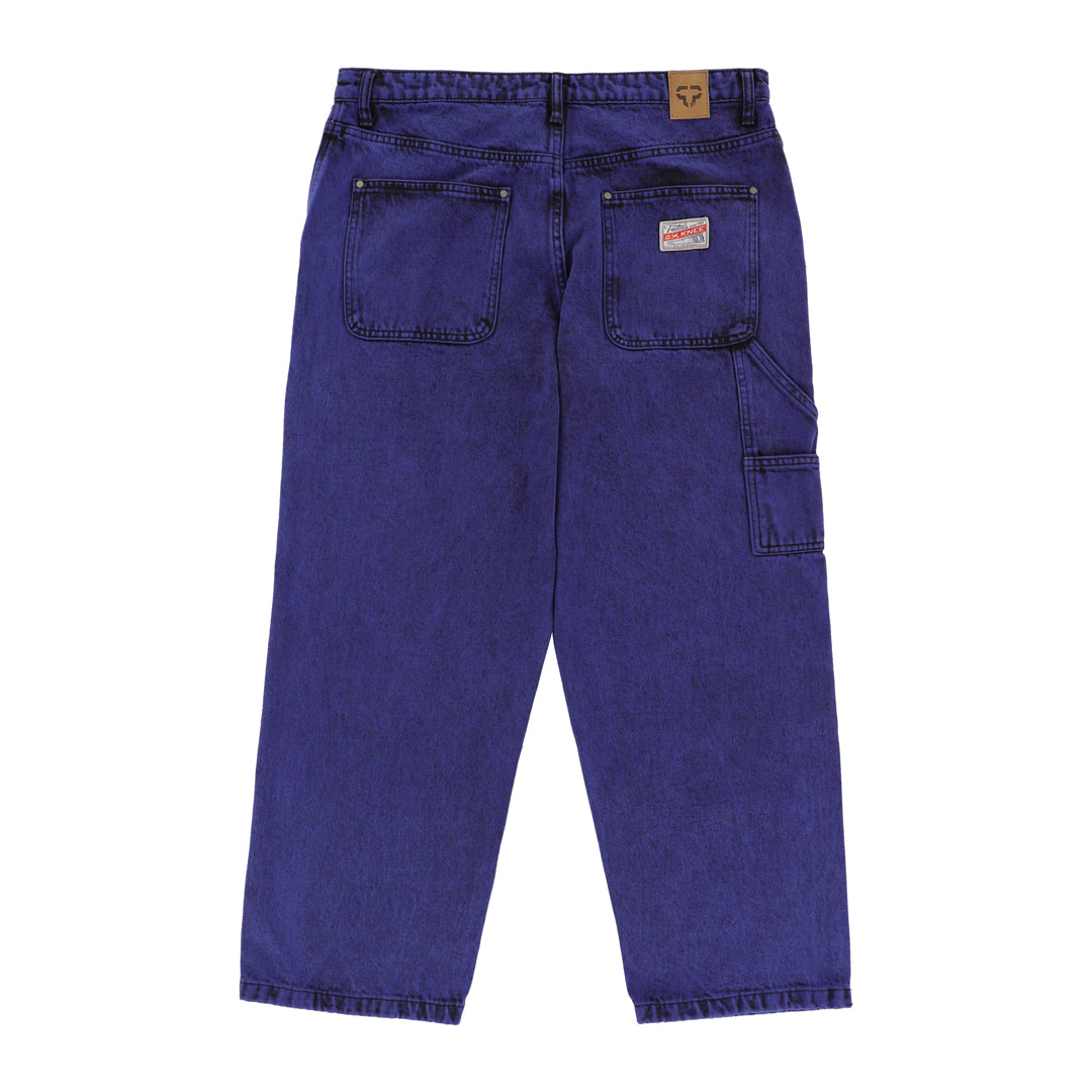 TACTICS(タクティクス)| DOUBLE KNEE JEANS / BLUE OVERDYE | スノーボード・スケートボードのTACTICS JAPAN