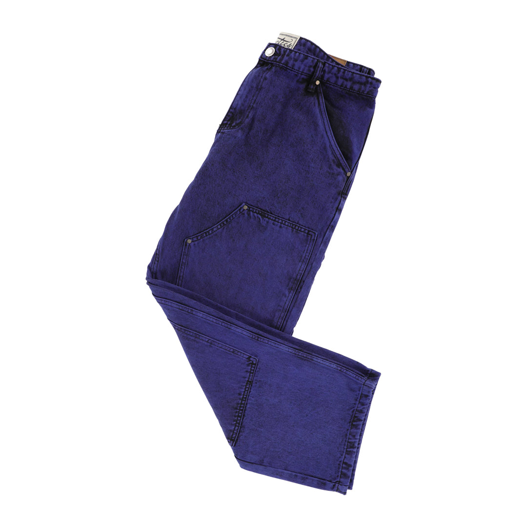 TACTICS(タクティクス)| DOUBLE KNEE JEANS / BLUE OVERDYE | スノーボード・スケートボードのTACTICS JAPAN