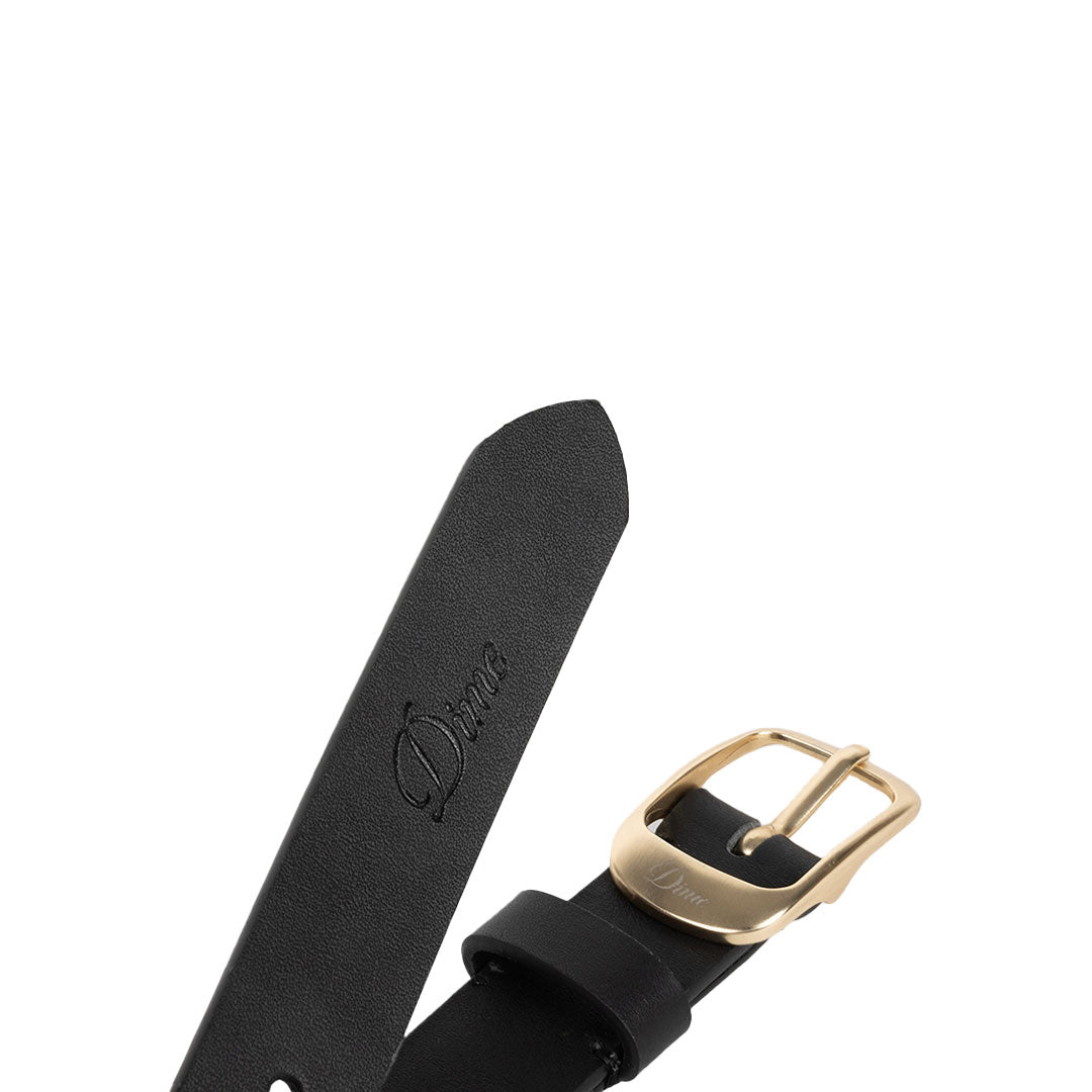 DIME MTL(ダイム モントリオール)| DRESS LEATHER BELT / BLACK | スノーボード・スケートボードのTACTICS JAPAN