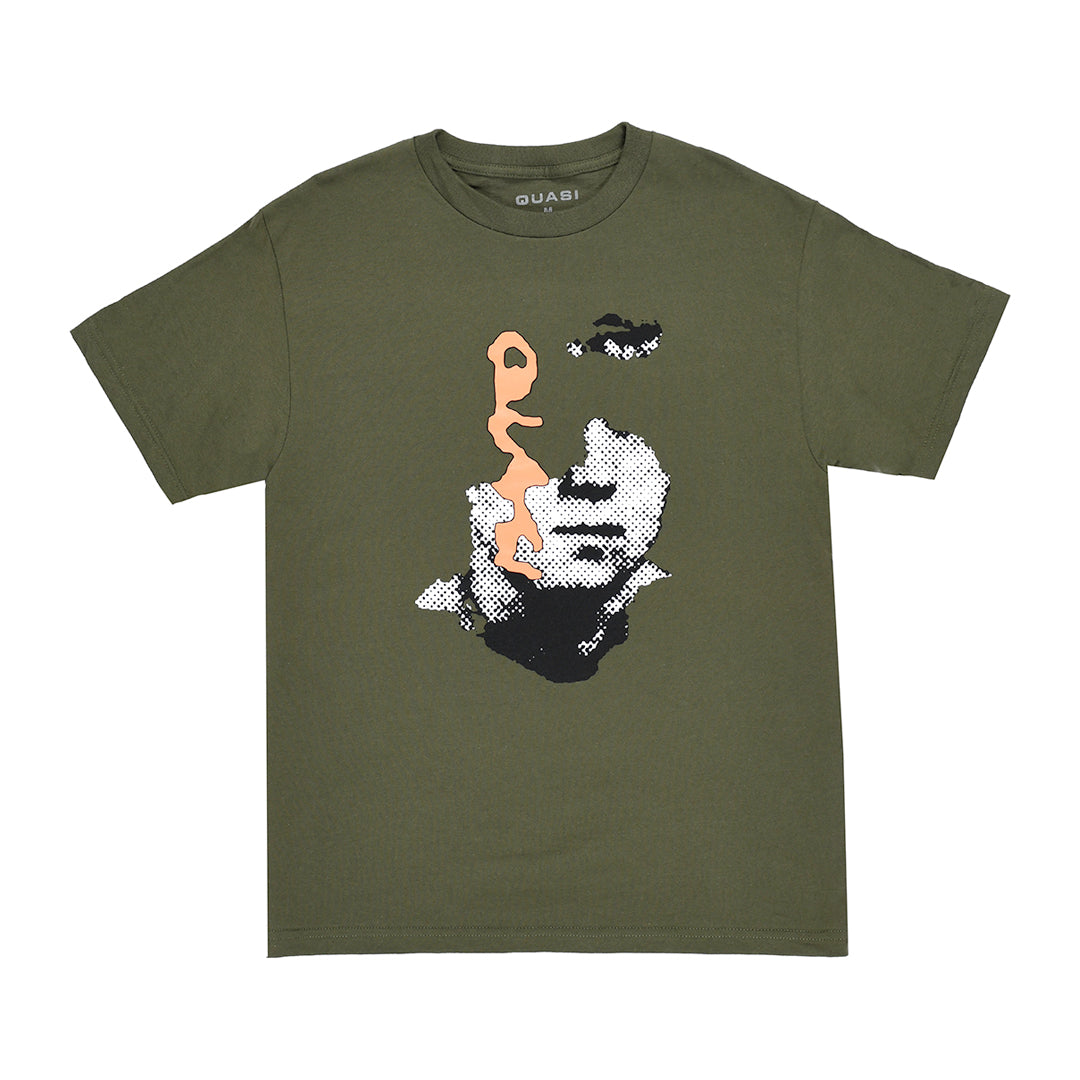 QUASI SKATEBOARDS(クアジ スケートボード)| スケートボード Tシャツ | EDGER TEE / MILITARY GREEN | スノーボード・スケートボードのTACTICS JAPAN