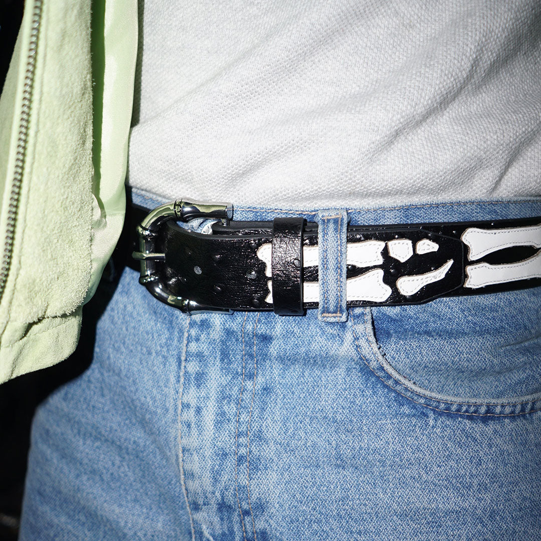 STINGWATER(スティングウォーター)| BONE BELT / BLACK/WHITE | スノーボード・スケートボードのTACTICS JAPAN