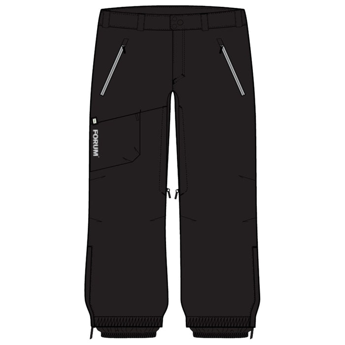 早期予約 FORUM 3-LAYER ALL-MOUNTAIN PANT / BLACK